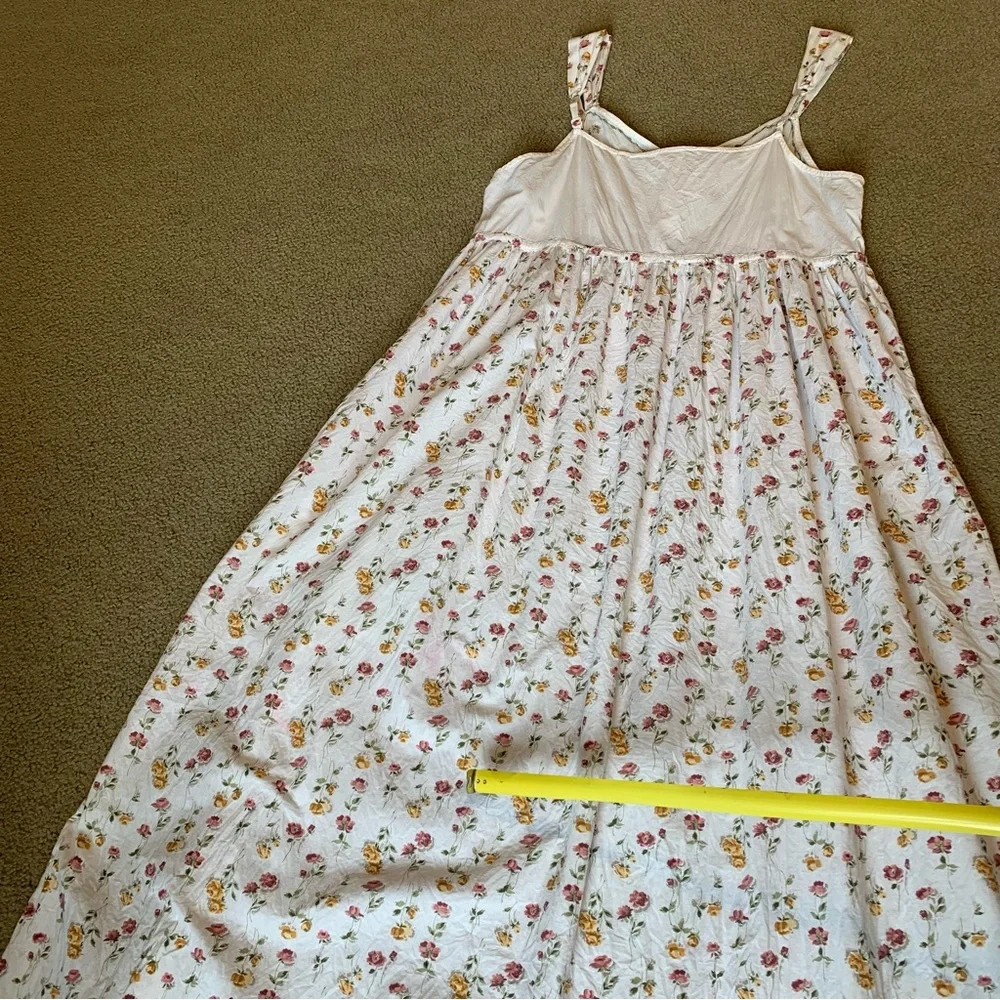 Vintage Victoria’s Secret Country Floral Boho Dress Prairie Gown Cottage Medium - Picture 10 of 16
